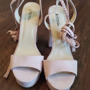blush pink heels